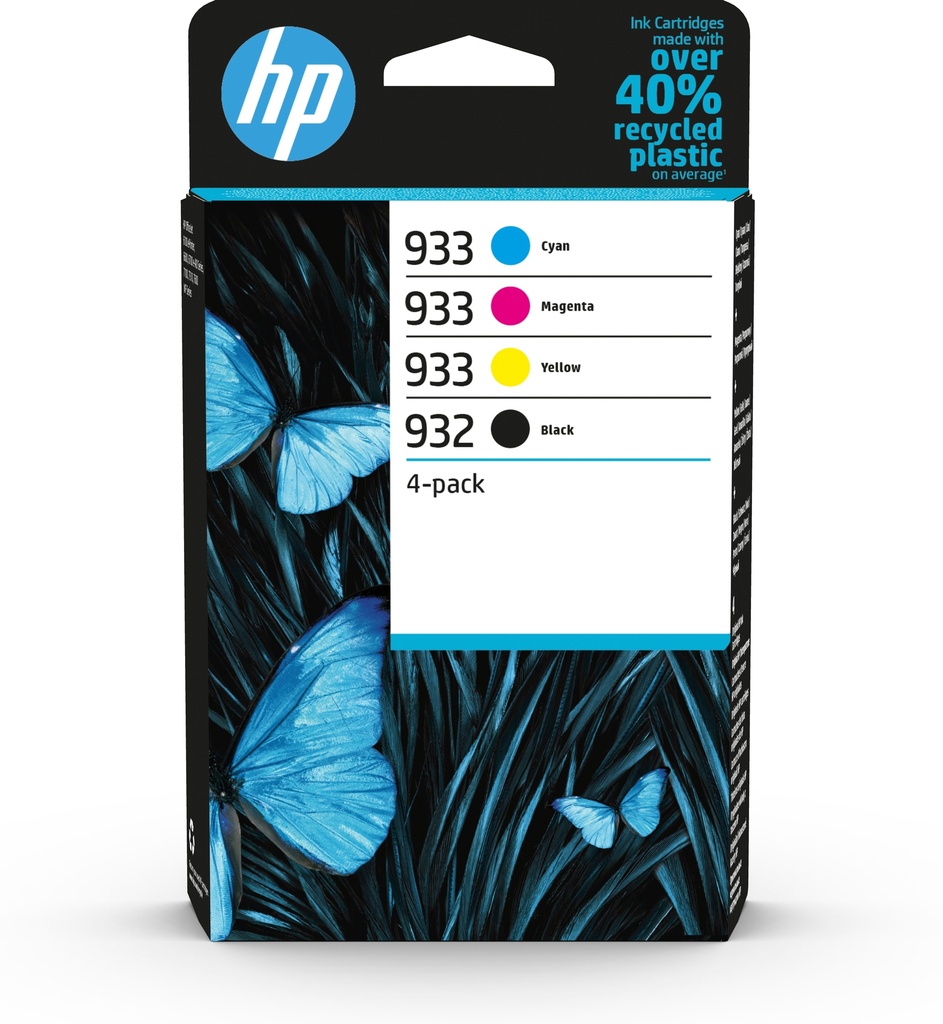 HP CART 932 black/933 CMY Ink Cartridge 4Pack