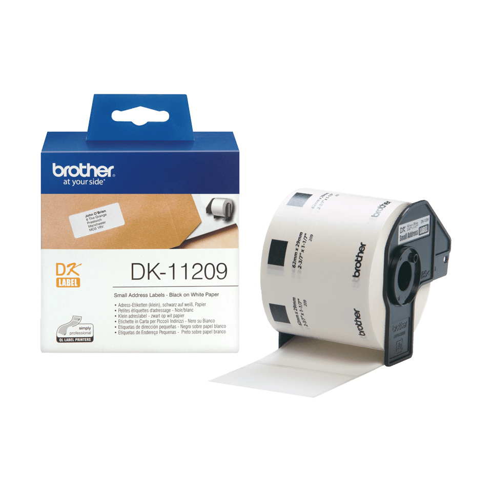 DK-11209 - Adresetiketten - 800 ) - voor QL-1050. 1060. 500.