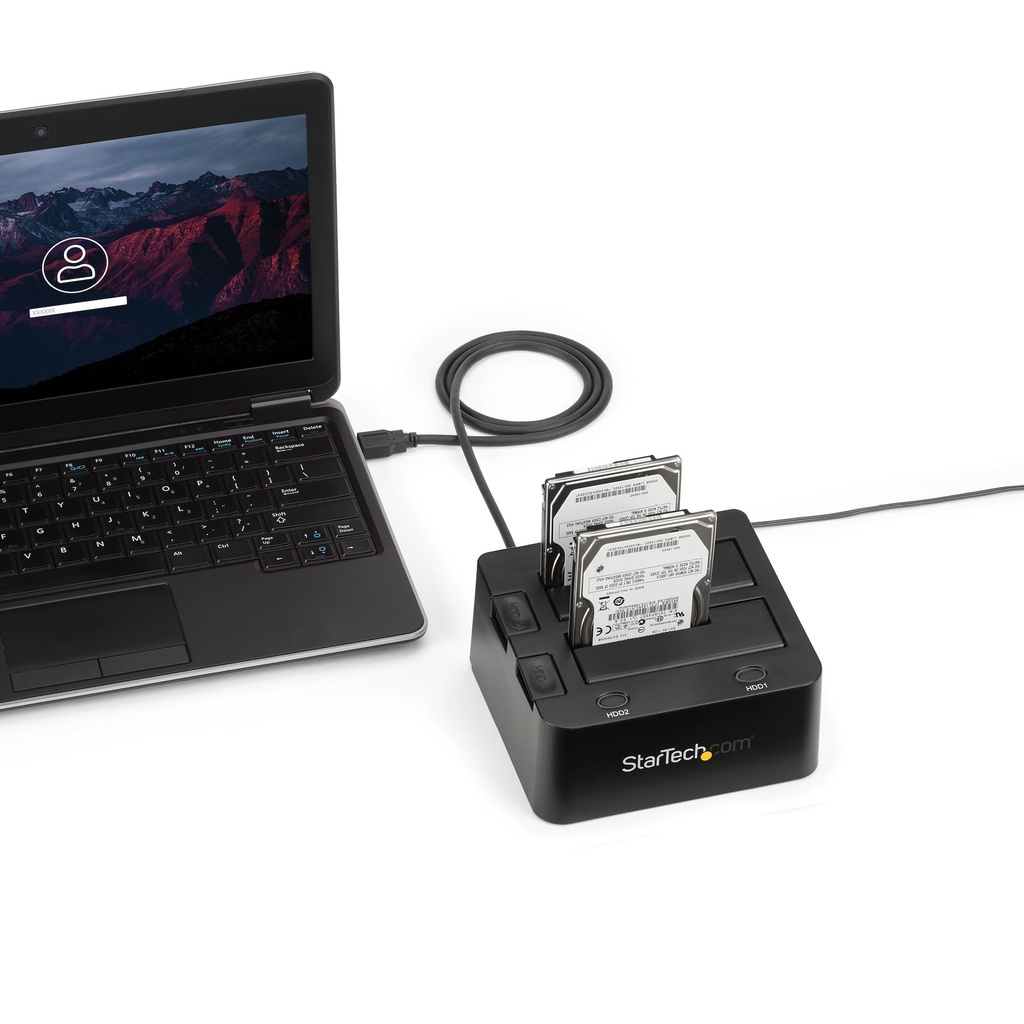 USB 3.0 Dual SATA HDD/SSD Dock w/ UASP SDOCK2U33
