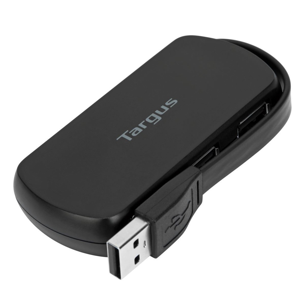 4 Port USB 2.0 Hub Black