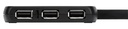 4 Port USB 2.0 Hub Black