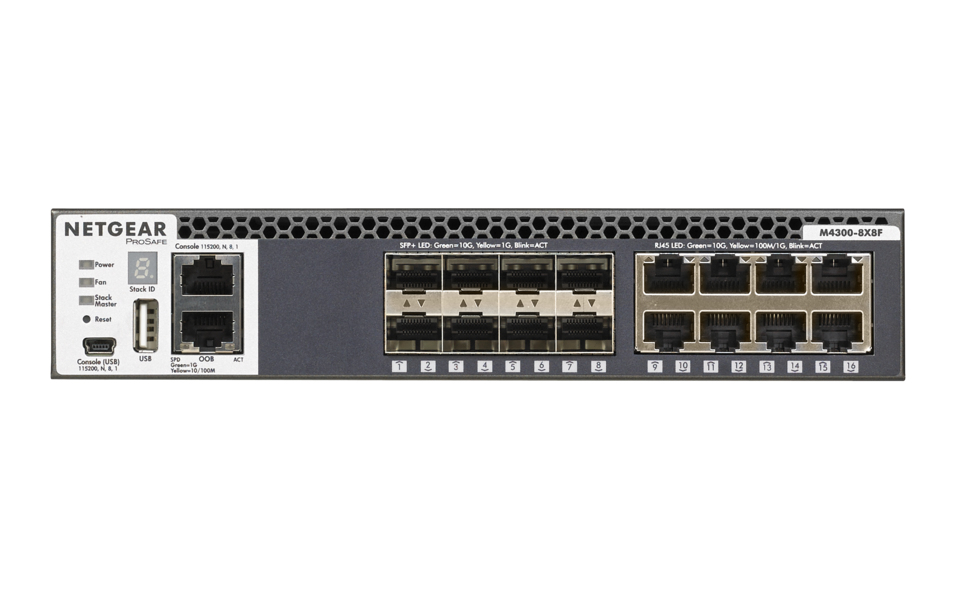 M4300-8X8F MANAGED SWITCH XSM4316S-100NES