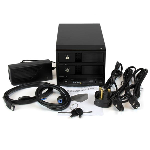 USB 3.0 / eSATA Dual SATA HDD Enclosure S352BU33RER
