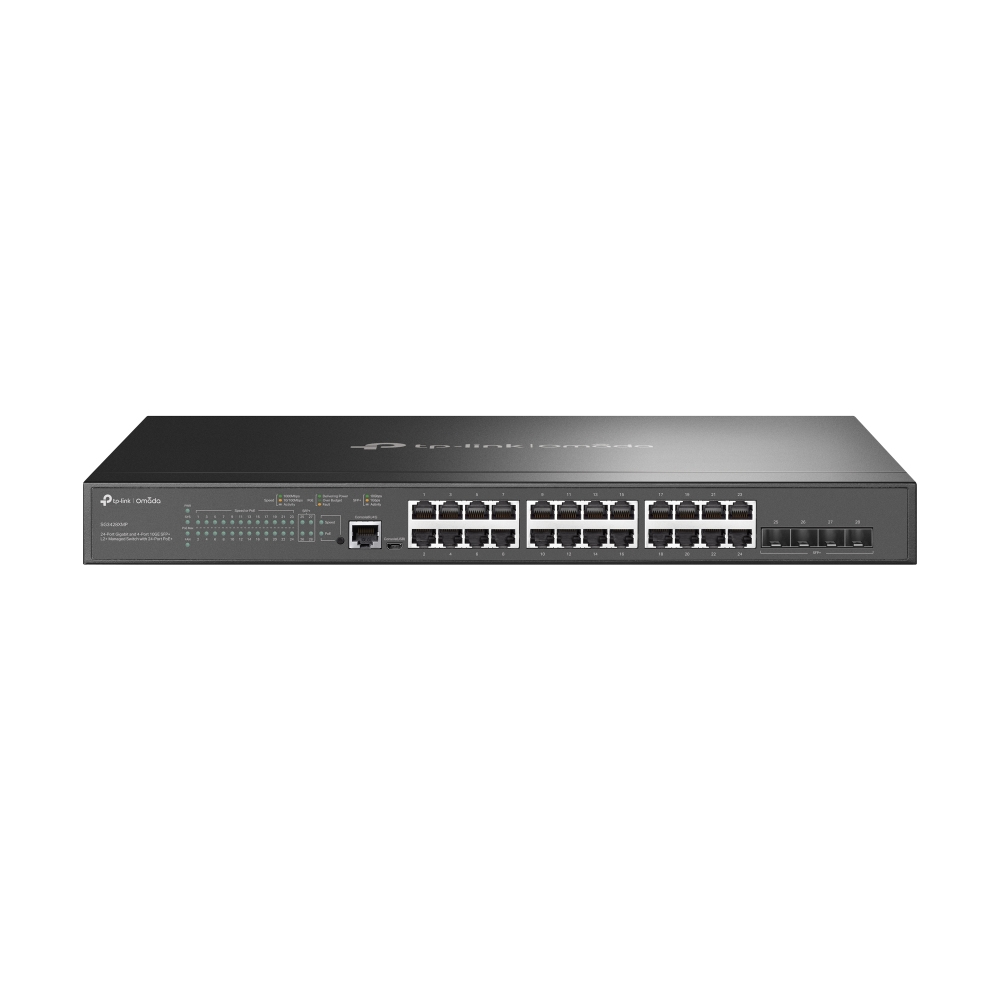 JetStream  24-Port Gigabit and 4-Port 10GE SFP+ L2+ Managed 