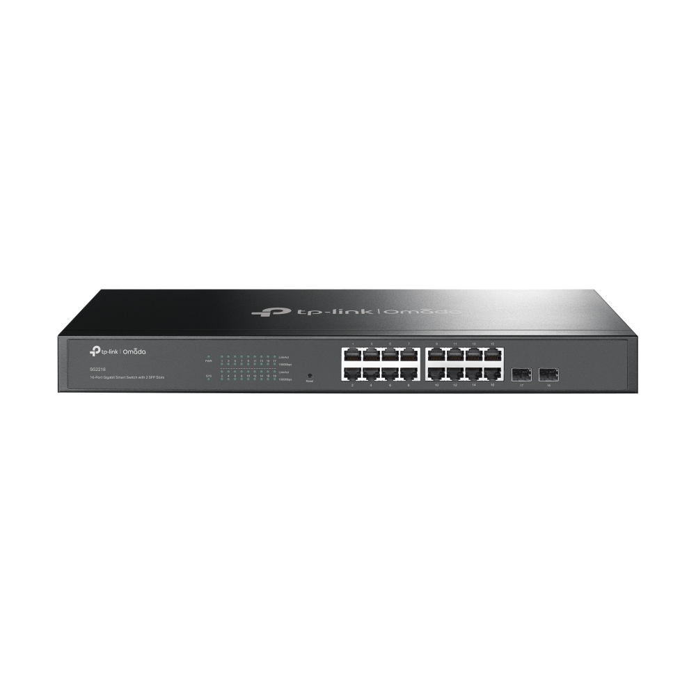 JetStream  16-Port Gigabit Smart Switch with 2 Gigabit SFP S