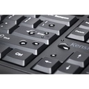 Pro Fit USB Washable Keyboard Wired - Bl K64407BE