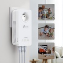 TP-Link AV1300 Powerline Wi-Fi Single Pack with AC PassThrou