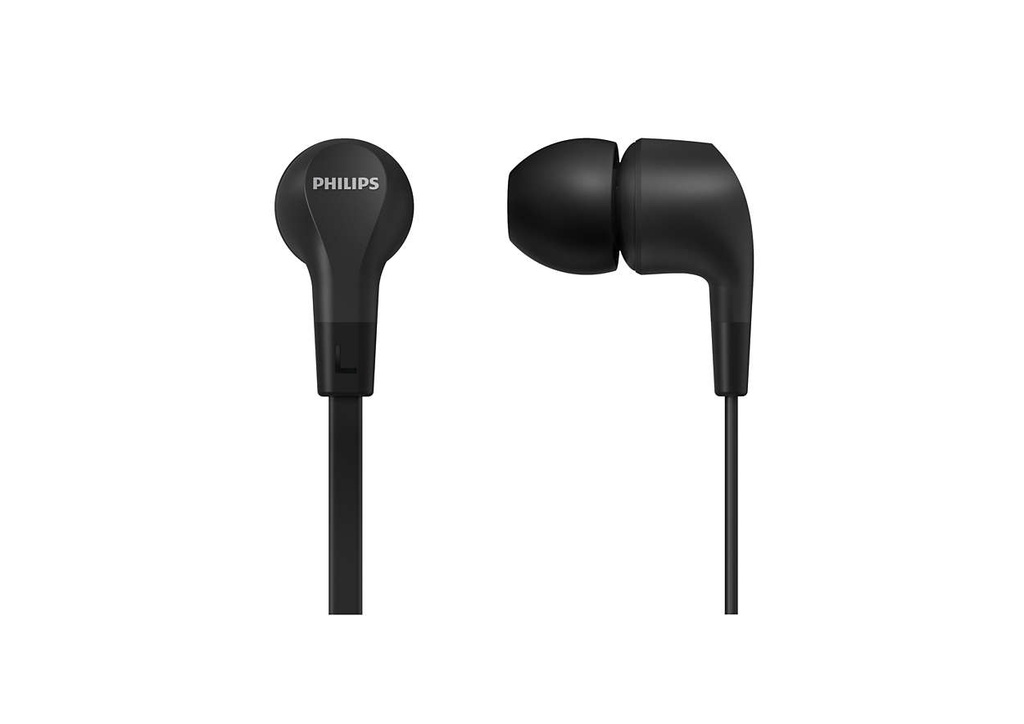 Compact in-ear with mic 8.6mm driver bl