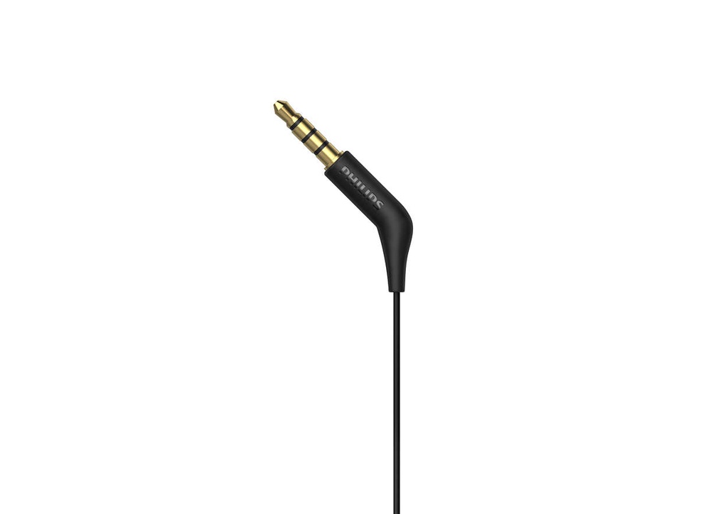 Compact in-ear with mic 8.6mm driver bl