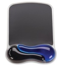 DUO GEL MOUSE MAT WAVE BLUE/BLACK 62401