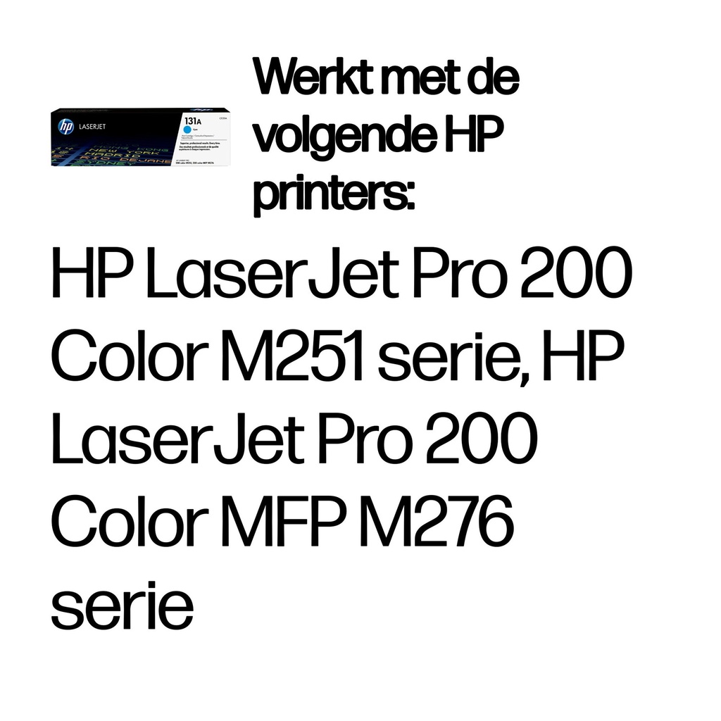 HP Toner/131A Cyan LaserJet TonerCart