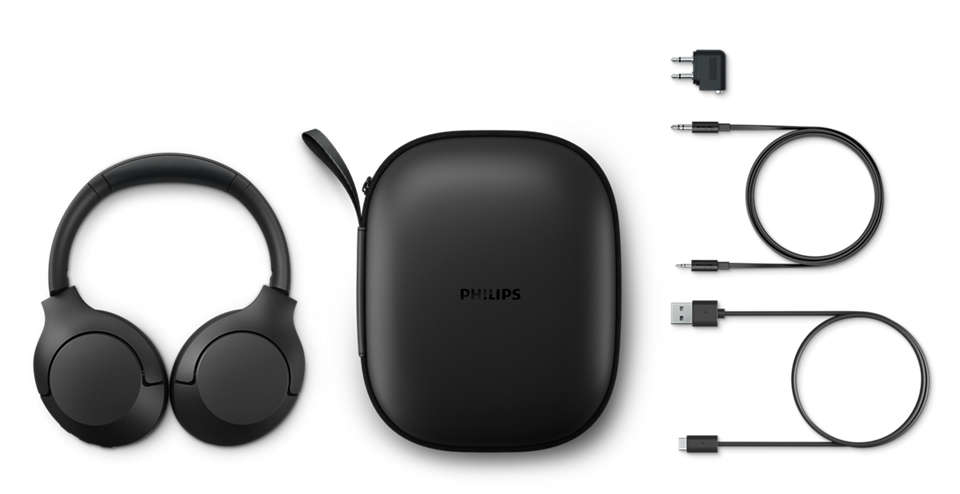 PHILIPS HEADPHONES OVER EAR TAH8506BK00