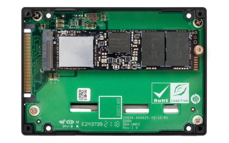 Adapter U.2 NVMe to M.2 NVMe SSD PCIe QDA-UMP4