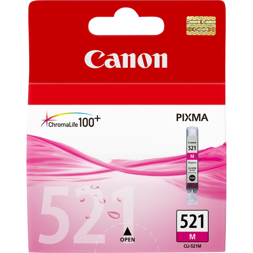 Canon Single CLI-521 MAGENTA Ink Cartridge