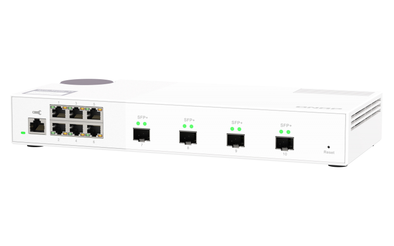 QSW-M2108-2S 6P2.5Gbps 4P10Gbps SFP+ web QSW-M2106-4S
