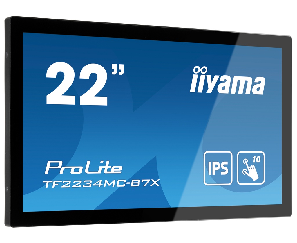 IIYAMA 22 FHD IPS PCAP 10P Touch VGA HDMI DP USB Open Fram