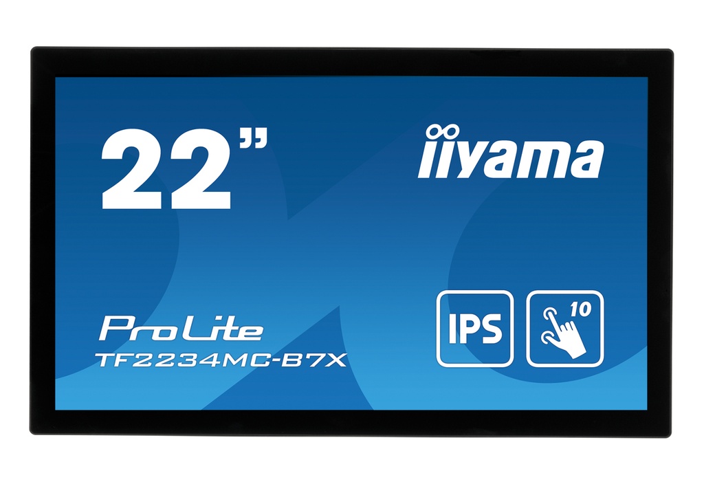 IIYAMA 22 FHD IPS PCAP 10P Touch VGA HDMI DP USB Open Fram
