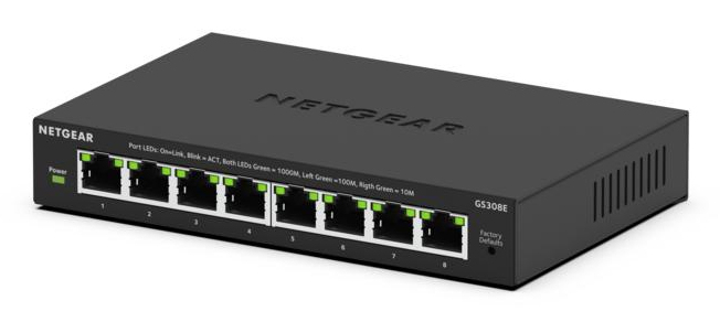 8PT GIGABIT PLUS SWITCH GS308E