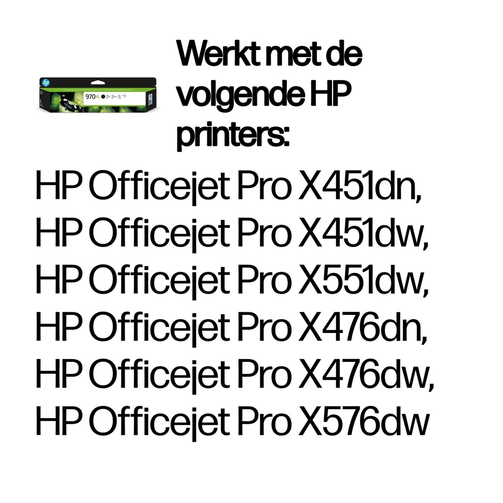 HP CART 970XL BLACK
