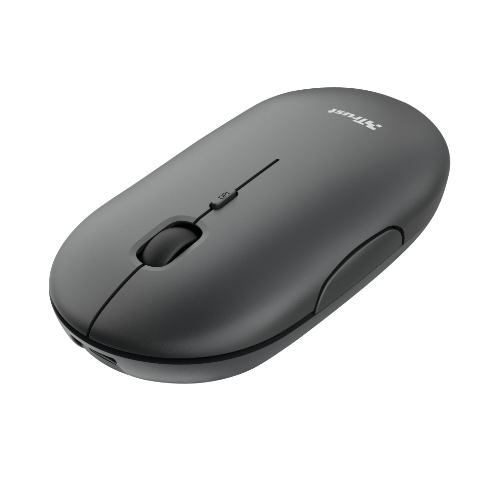 TRUST PUCK WRL RCHRGABLE MOUSE BLK