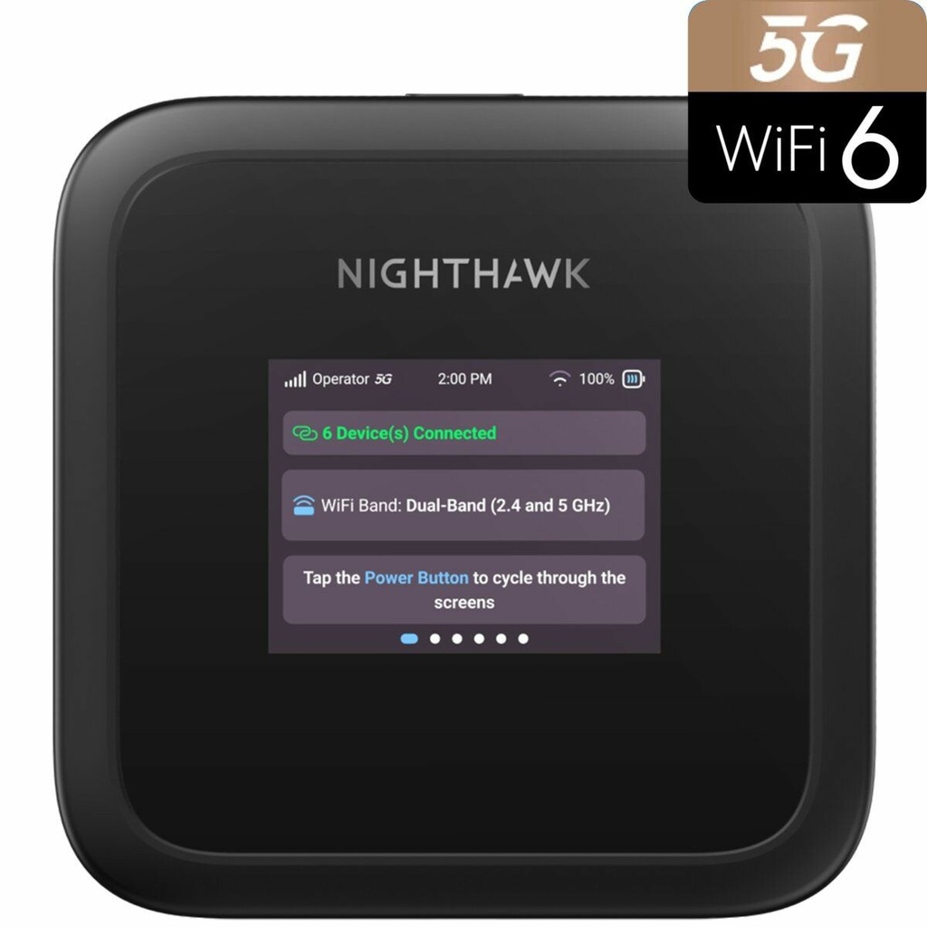 NETGEAR - NIGHTHAWK M6 5G WIFI 6 MOBILE MH3150-100EUS