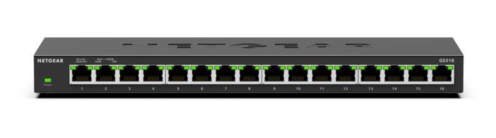 NETGEAR 16PT GE UNMANAGED SWITCH SOHO GS316