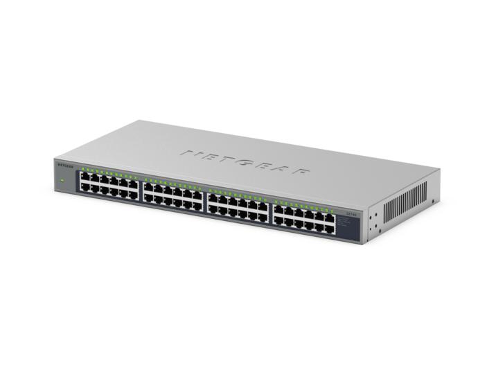 48PT GIGE UNMANAGED RACKMOUNT SWCH GS748-100EUS