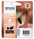 INK CARTRIDGE T0870 TWINPACK GLOSS OPTIM C13T08704010