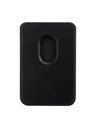 Leather wallet w MagSafe-BK