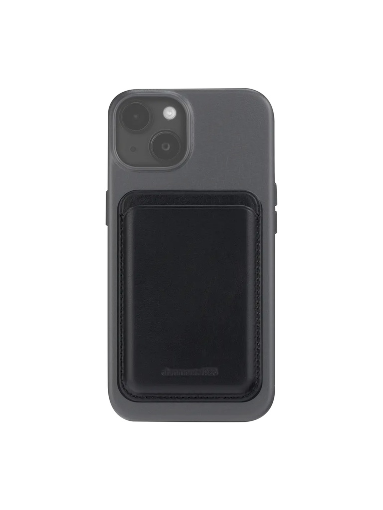Leather wallet w MagSafe-BK