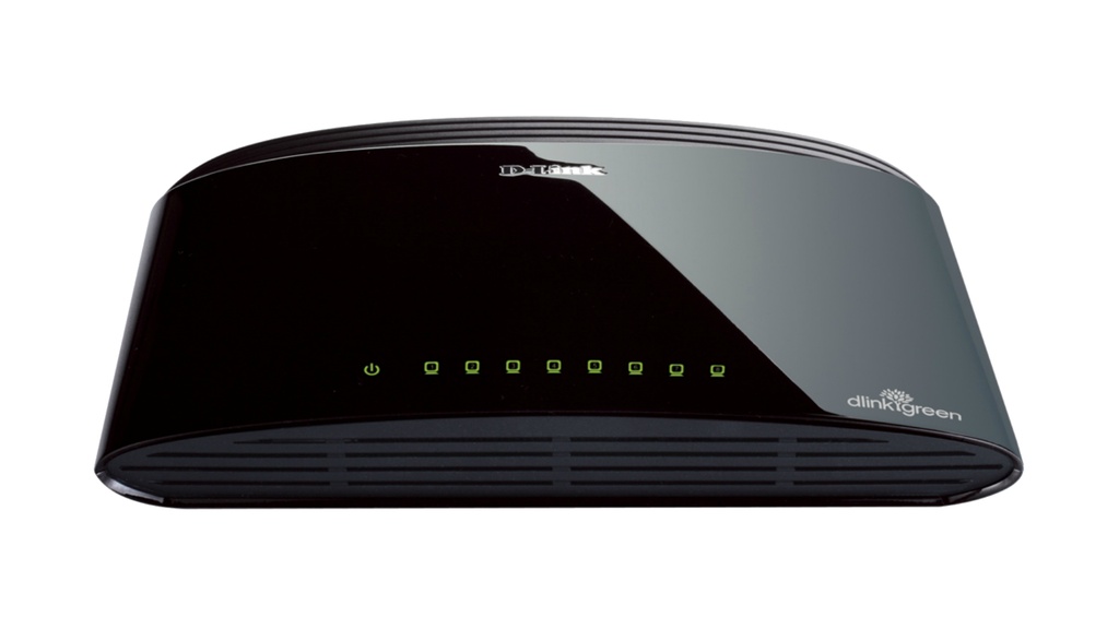 8-Port Fast Ethernet Unmanaged Desktop Switch- 8-Port 100Bas