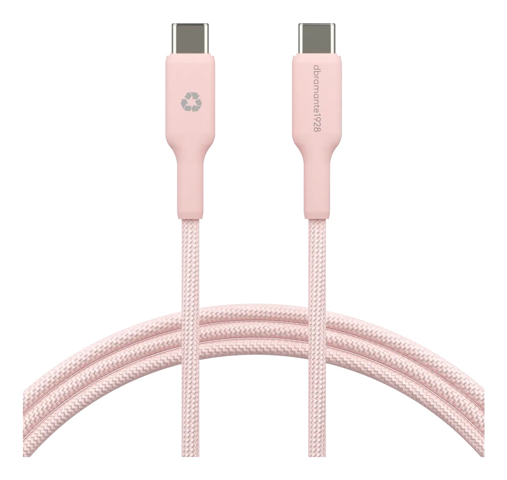 BRD Cbl 1.5m USB-C to USB-C 60W-PNK