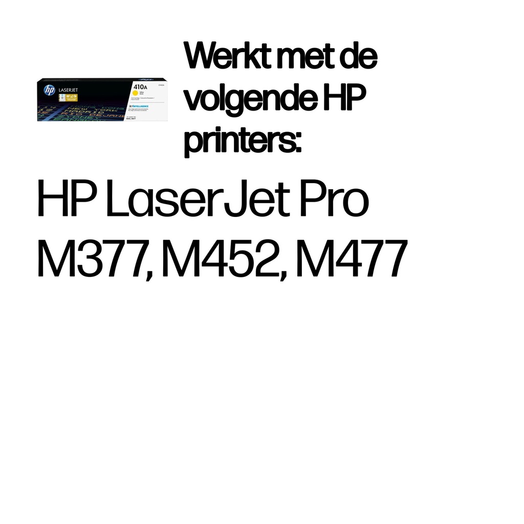 HP Toner/410A Yellow LaserJet Cartridge