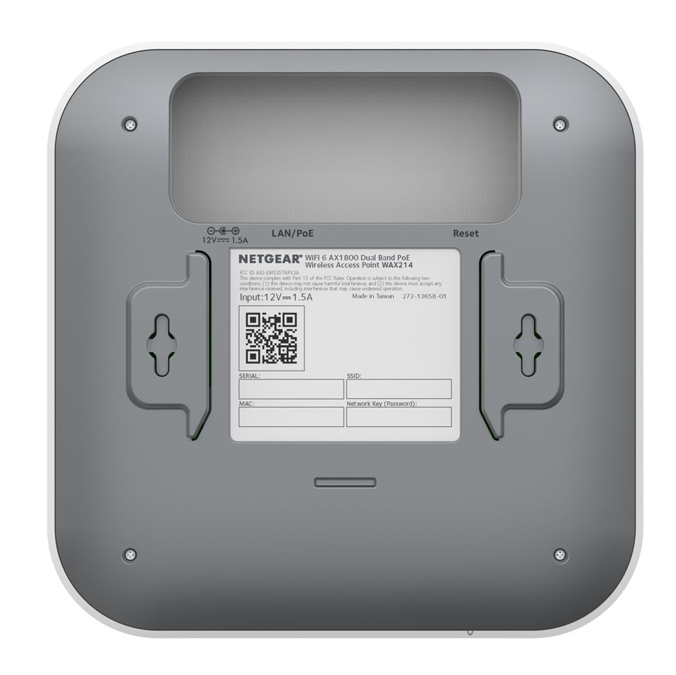 NETGEAR 5PT Wi-Fi 6 Ax1800 Dual Band Ceiling Access Point