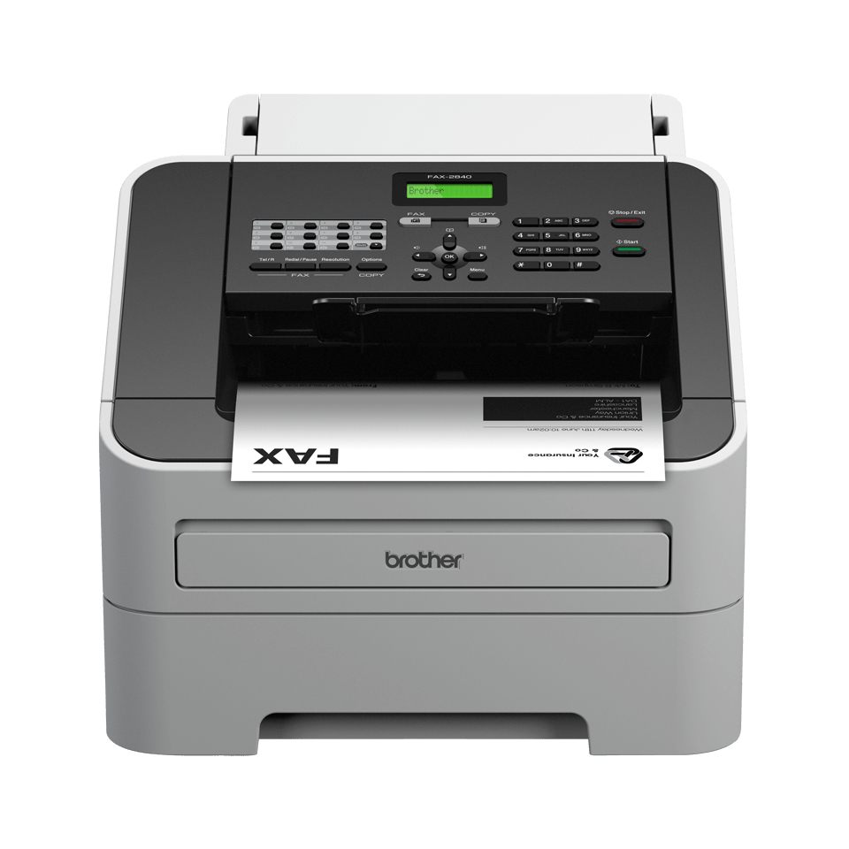 BROTHER ZWART/WIT LASERFAX 2840, 33,6Kbps