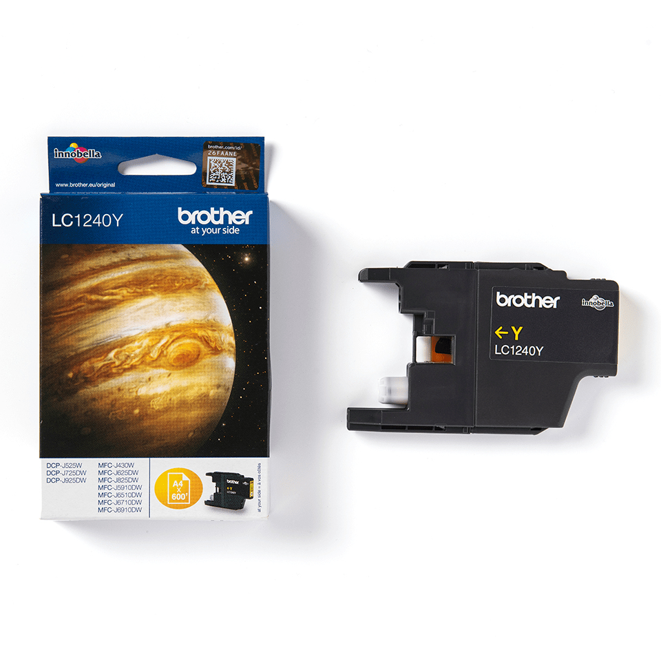 Brother LC123Y inktpatroon geel