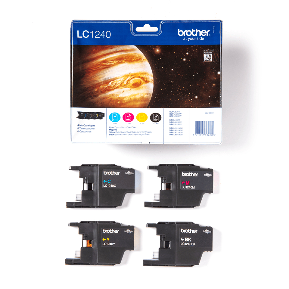 Brother LC1240VALBP inktcartridge pakket cyaan / magenta / g