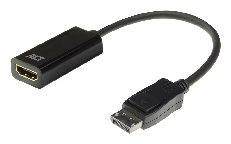 ACT DisplayPort naar HDMI female adapter, 4K