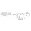 ACT USB2.0 HUB 7 PORT