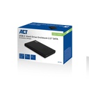 USB 3.2 Gen2 USB-C, 2.5" SATA HDD/SSD Screwless Enclosure