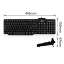 ACT Keyboard Belgium lay-out USB Smart Card ID Reader