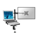 ACT Monitorarm met laptophouder, 1 scherm