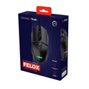 TRUST GXT109 FELOX GAMING MOUSE BLACK