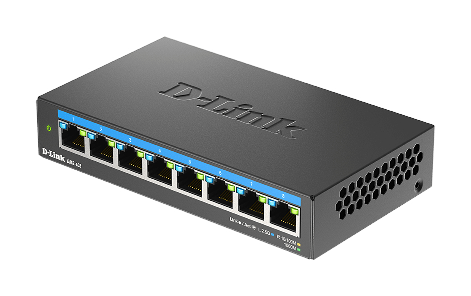 8-Port Multi-Gigabit Unmanaged Switch DMS-108/E