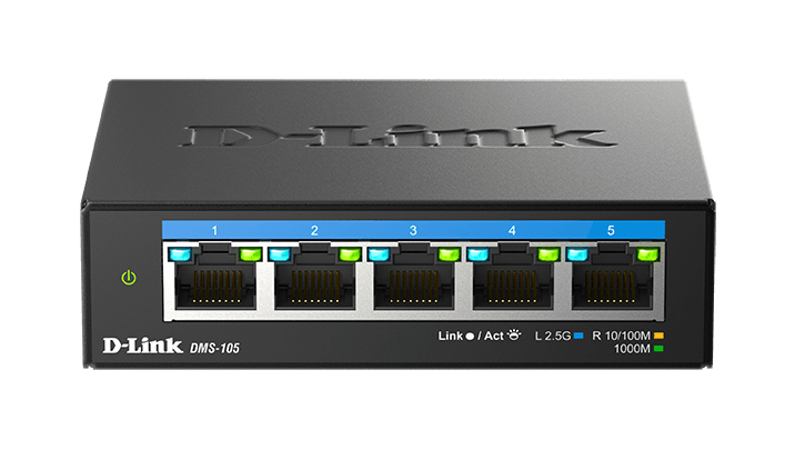 5-Port Multi-Gigabit Unmanaged Switch DMS-105/E