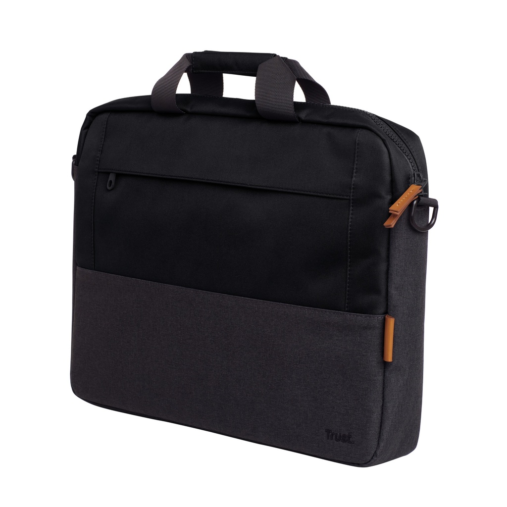 TRUST LISBOA 16" LAPTOP BAG - BLACK