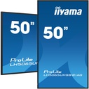 IIYAMA 50"W LCD 4K UHD VA, 800 cd/m2