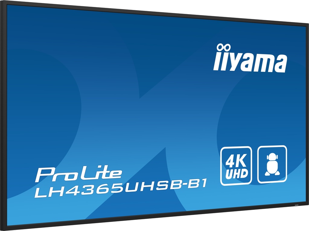 IIYAMA 43"W LCD 4K UHD IPS, 800 cd/m2
