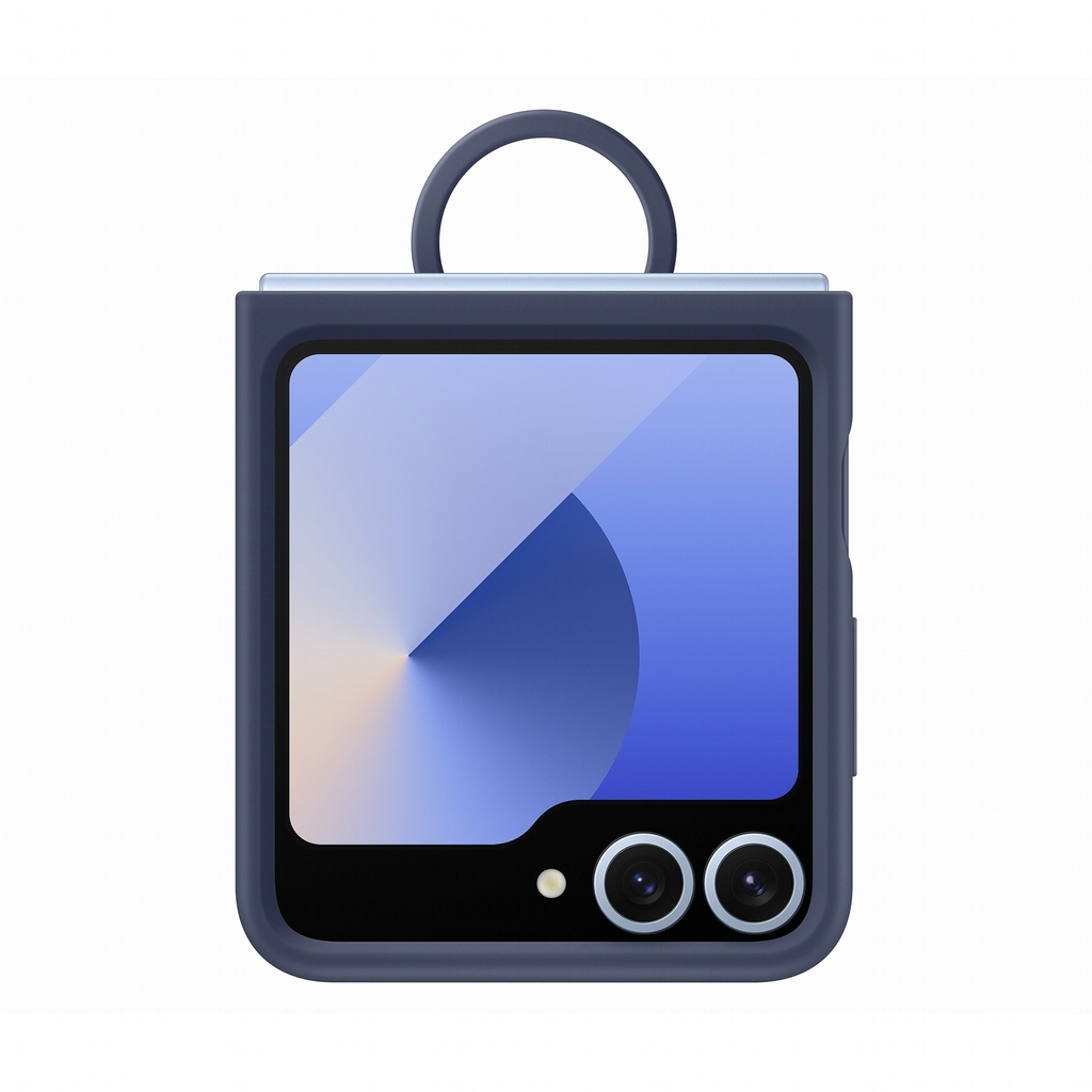 Samsung Silicone Case + ring Flip6 Navy