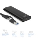 ACT USB-C M.2 NVMe / PCIe SSD Enclosure, tool-free
